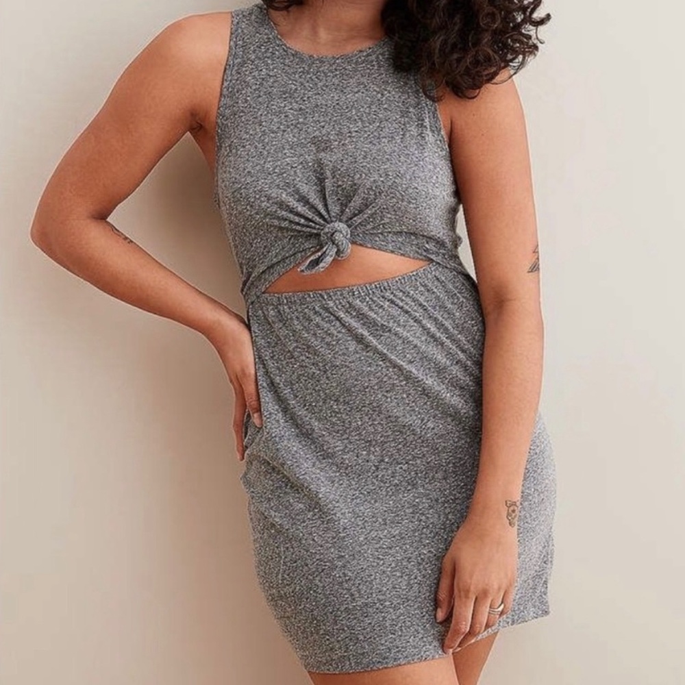 Gray Aerie cutout dress